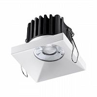 NOVOTECH 358482 SPOT NT21 542 белый Светильник встраиваемый IP44 LED 3000K 10W 100-265V METIS