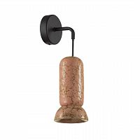 ODEON LIGHT 5054/1WC PENDANT ODL24 379 черный/розовый/коричн./металл/керамика Бра GU10 LED 4W KERAMA