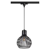 NOVOTECH 370425 PORT NT19 294 черный Светильник трековый однофазный трехжильный IP20 E27 50W 220V ZELLE