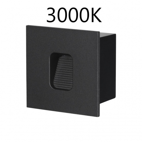 ODEON LIGHT 6650/1WL3 NATURE ODL25 695 черный/металл Подсветка для лестниц IP65 LED 1W 3000K 60° AC85-265V VITTY