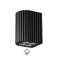 ODEON LIGHT 7127/8WL NATURE ODL25 681 Фасадный светильник черный/металл IP54 LED 8W 10° 220-240V GLENN