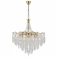 LUMION 8243/8 CLASSI LN26 086 латунь металл/хрусталь Люстра подвесная E14 8*40W 220V KRISTINA