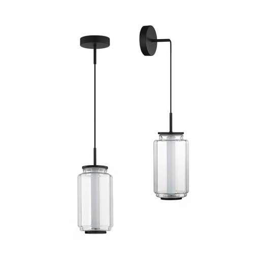ODEON LIGHT EXCLUSIVE 5409/11L HIGHTECH ODL_EX24 105 черный/прозрачный/металл/стекло/акрил Подвесной светильник LED 11W 3000K 720Лм JAM