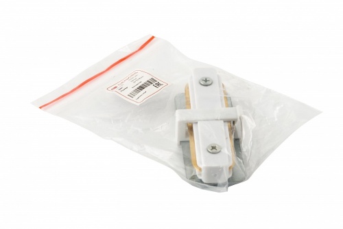 Соединитель линейный для треков Denkirs DK Track White TR1101-WH фото 3 Соединитель линейный для треков Denkirs DK Track White TR1101-WH фото 3