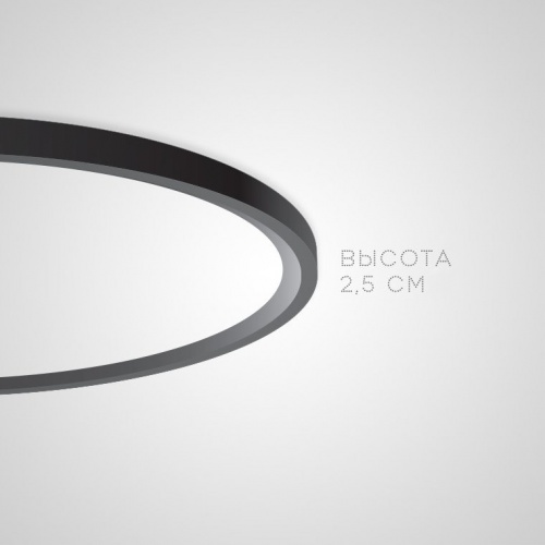 Потолочный светильник EXTRASLIM D50 Black фото 4 Потолочный светильник EXTRASLIM D50 Black фото 4