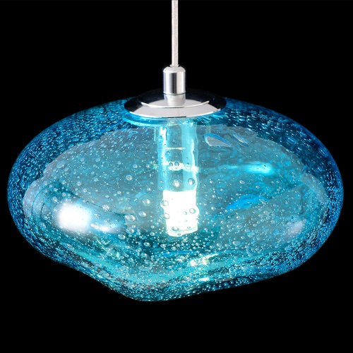 Светильник подвесной Crystal Lux FORMLESS SP1 BLUE фото 6