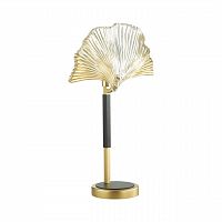ODEON LIGHT EXCLUSIVE 4870/1T HALL ODL_EX22 000 золотой/чёрный/стекло Настольная лампа E14 1*40W VENTAGLIO