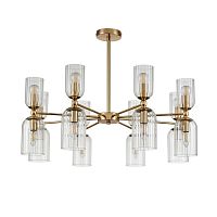 LUMION 6586/16 MODERNI LN26 132 золото/прозрачный, металл/стекло Люстра подвесная E14 16*40W 220V KASSIA