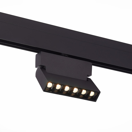 ST362.446.06 Магнитный трековый светильник Черный LED 1*6W 4000K 532Lm Ra>90 36° IP20 L120xW22xH134 48V ST362.446.06 Магнитный трековый светильник Черный LED 1*6W 4000K 532Lm Ra>90 36° IP20 L120xW22xH134 48V