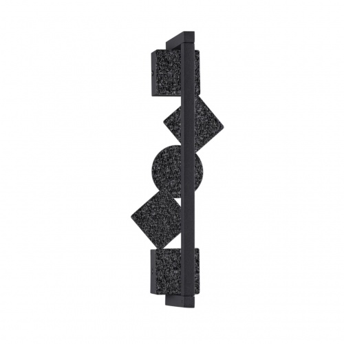 ODEON LIGHT EXCLUSIVE 6692/7WL HIGHTECH ODL_EX24 057 Настенный светильник черный/фактура crack ice/металл/акрил поворотный на 360° IP20 LED 8W 184Лм 3000K GEOS