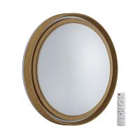 SONEX 7640/EL BASICA SN 169 Светильник пластик/кор. под дер LED 70Вт 3000-6000K D490 IP43 пульт ДУ RUX WOOD