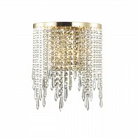 ODEON LIGHT 5028/2W MODERN ODL23 621 золотой/прозрачный металл/хрусталь Бра E14 2*40W CHOKKA