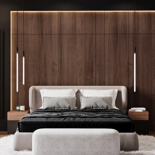 Подвесной светильник DELIA L130 black 4000К фото 4
