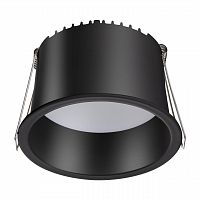 NOVOTECH 358902 SPOT NT22 536 черный Светильник встраиваемый светодиодный IP20 LED 4000К 12W 220V TRAN