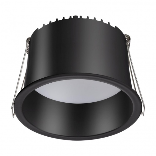 NOVOTECH 358902 SPOT NT22 536 черный Светильник встраиваемый светодиодный IP20 LED 4000К 12W 220V TRAN