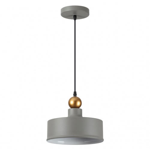 4089/1 PENDANT ODL19 417 серый/золотой Подвес Е27 1*40W BOLLI