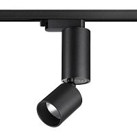 NOVOTECH 359321 PORT NT24 280 черный Светильник трековый однофазный трехжильный IP20 LED 10W 85-265V 3000K 1100Лм TUBO
