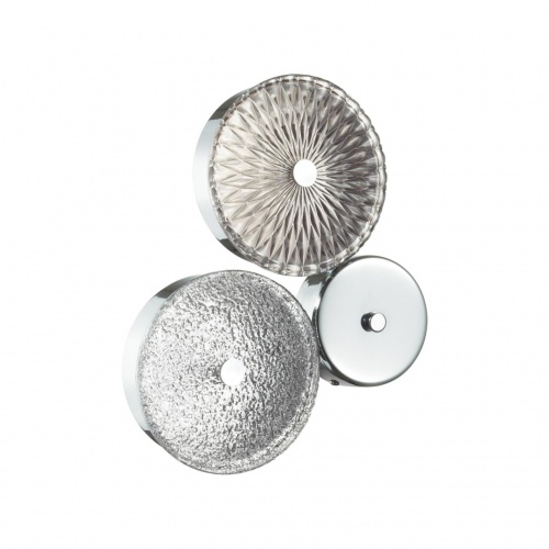 ODEON LIGHT EXCLUSIVE 5416/14WL L-VISION ODL_EX23 145 хром/св.коричневый/св.серый металл/стекло Бра LED 14W 4000K CARAMELLA