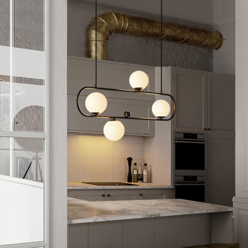 Подвесной реечный светильник HOOP L120 Bronze фото 6