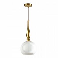 ODEON LIGHT 4767/1 PENDANT ODL21 413 белый/бронзовый Подвес E27 60W RUNGA