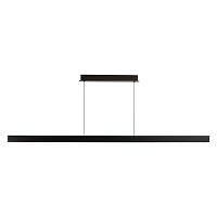 ODEON LIGHT 6683/38L HIGHTECH ODL24 315 Подвесной светильник брашированный черный/металл/акрил IP20 LED 38W 3420Лм 3000K BEVEREN