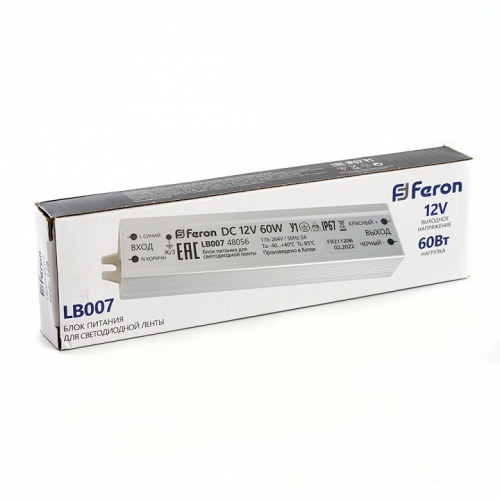Блок питания Feron lb007 48056 фото 6 Блок питания Feron lb007 48056 фото 6