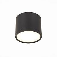 ST113.442.09 Светильник потолочный Черный LED 1*9W 4000K 702Lm Ra>80 120° IP20 D88xH75 170-240V