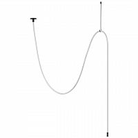 ODEON LIGHT 4391/40CL HIGHTECH ODL24 301 черный/металл/канат Потолочный св-к встраиваемый (2 крепления и крючок в комплекте) IP20 LED 40W 1580Лм 4000K CORDA