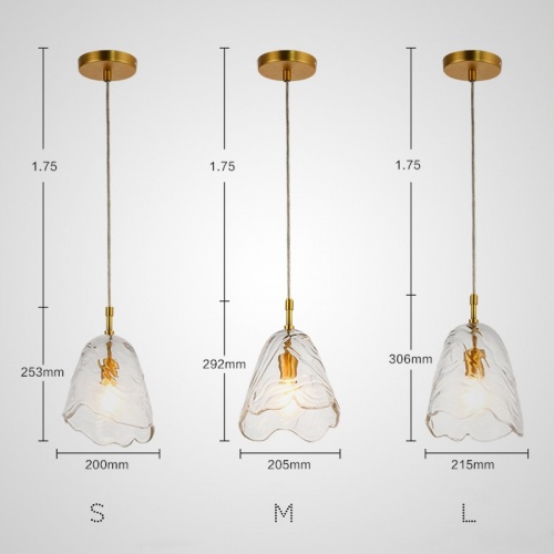 Подвесной светильник CAMPANULE D20 Transparent фото 16