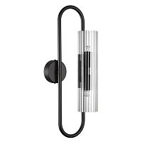 LUMION 6561/2W SUSPENTIONI LN26 283 черный/прозрачный/металл/стекло Бра G9 2*20W 220V TORONTO