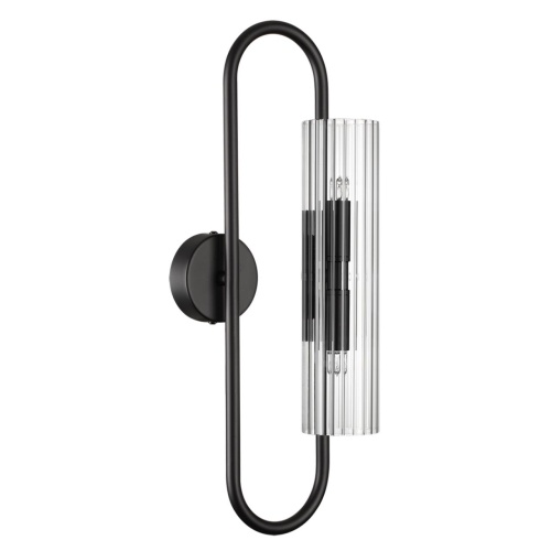 LUMION 6561/2W SUSPENTIONI LN26 283 черный/прозрачный/металл/стекло Бра G9 2*20W 220V TORONTO