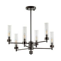 LUMION 5275/6C CLASSI LN26 104 черный хром Люстра потолочная E14 6*40W 220V KAMILLA