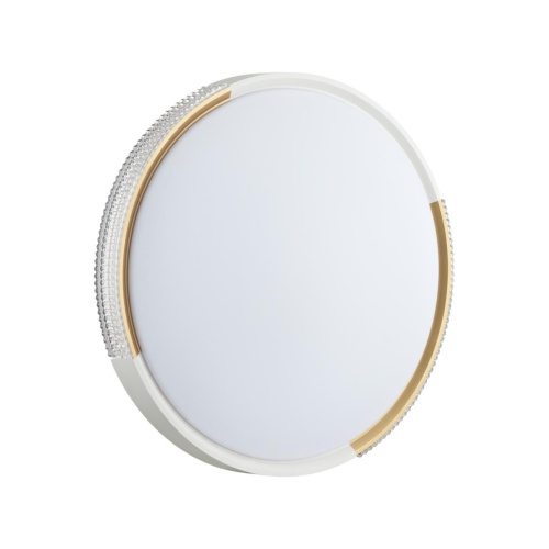 SONEX 7612/ELN PALE SN 184 Светильник пластик/белый/золотистый LED 76Вт 3000/4000/6000K D490 IP43 CCT VELIO