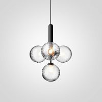 Подвесной светильник RAFFIN 4 Transparent Black