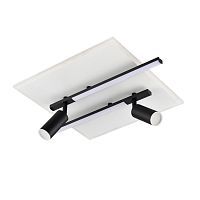 LUMION 8256/40CL LEDIO LN 000 белый/черный, металл/пластик Светильник потолочный LED 40W  3000/4000/6500К 220V STELLS