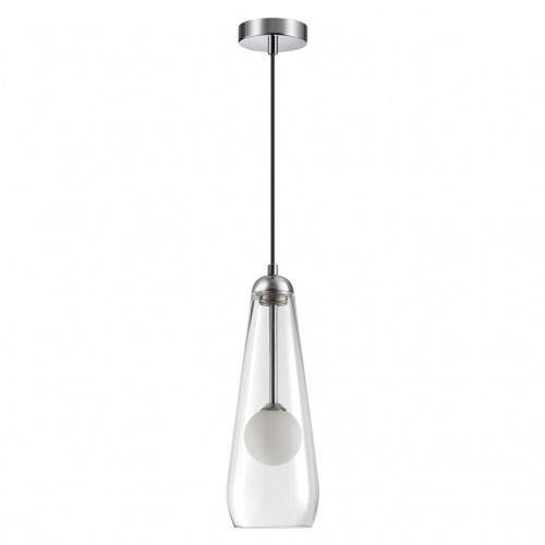 4954/1 PENDANT ODL22 339 хром/ белый/прозрачный/стекло Подвес G9 1*40W LOSTAR 4954/1 PENDANT ODL22 339 хром/ белый/прозрачный/стекло Подвес G9 1*40W LOSTAR