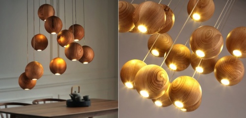 Подвесной светильник Lofter Wooden Sphere фото 2 Подвесной светильник Lofter Wooden Sphere фото 2