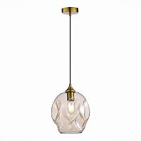 SL1188.313.01 Подвес ST-Luce Латунь/Коньячный E27 1*60W