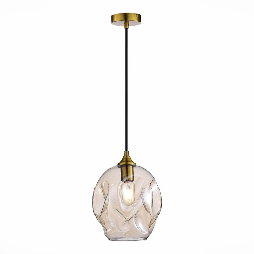 SL1188.313.01 Подвес ST-Luce Латунь/Коньячный E27 1*60W SL1188.313.01 Подвес ST-Luce Латунь/Коньячный E27 1*60W