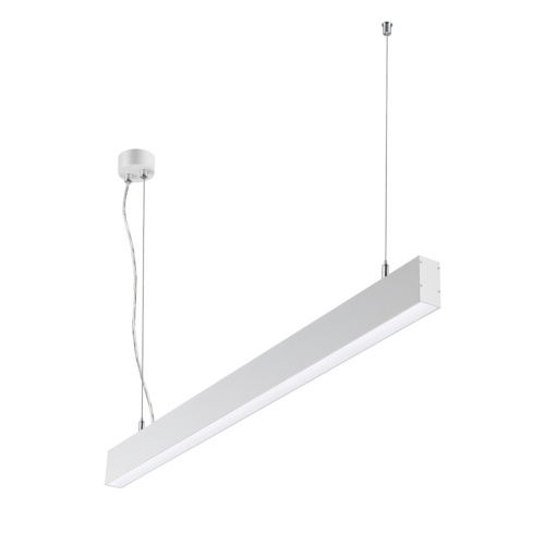 NOVOTECH 358879 OVER NT22 406 белый Светильник подвесной светодиодный (длина подвесов 1,2м) IP20 LED 4000K 30W вниз + 12W вверх 220V ITER