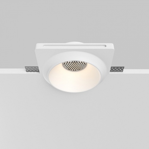Встраиваемый светильник Maytoni Technical Gyps Modern DL124-GU10-01-TRS-W фото 2 Встраиваемый светильник Maytoni Technical Gyps Modern DL124-GU10-01-TRS-W фото 2