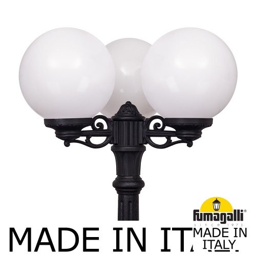 Садово-парковый фонарь FUMAGALLI RICU BISSO/G300 3L G30.157.S30.AXF1R фото 3 Садово-парковый фонарь FUMAGALLI RICU BISSO/G300 3L G30.157.S30.AXF1R фото 3