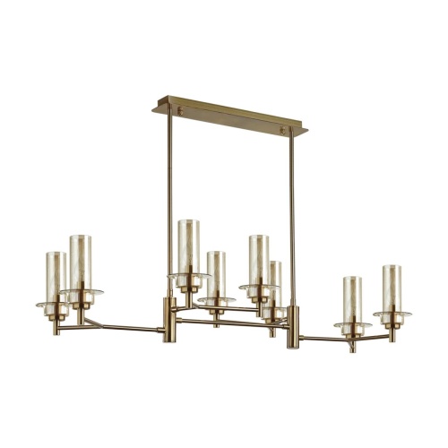 LUMION 6554/8C CLASSI LN25 000 бронза/коньячный/металл/стекло Люстра потолочная E14 8*40W 220V MADONNA