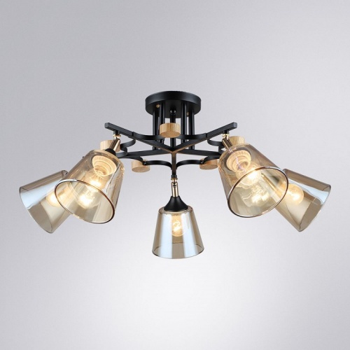 Потолочная люстра Arte Lamp GLASSY A5078PL-5BK фото 2 Потолочная люстра Arte Lamp GLASSY A5078PL-5BK фото 2