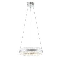 SL383.103.01 Светильник подвесной ST-Luce Хром/Хром, Прозрачный LED 1*34W 3000K