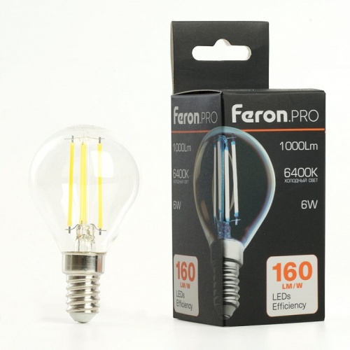 Лампа светодиодная Feron LB-1706 E14 6Вт 6400K 51258 фото 4
