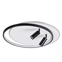 LUMION 5603/75CL LEDIO LN26 290 белый, черный Люстра потолочная LED диммир. с ДУ 87W 3000-6000К 220V NAOKO