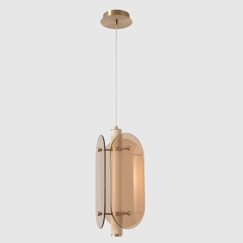 Светильник подвесной Crystal Lux AMARILLO SP18W LED BRASS фото 2