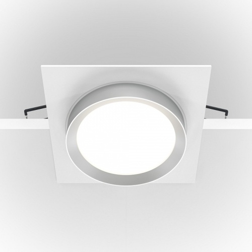 Встраиваемый светильник Maytoni Technical Hoop DL086-GX53-SQ-WS фото 4