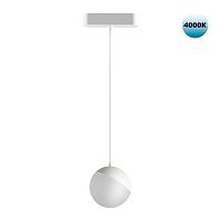 NOVOTECH 359095 SHINO NT23 188 белый Трековый светильник для низков. шинопровода IP20 LED 4000K 10W 48V 800Лм SMAL